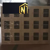 Tủ sắt sơn tĩnh điện màu ghi, có 15 khoang15C5KG-CK